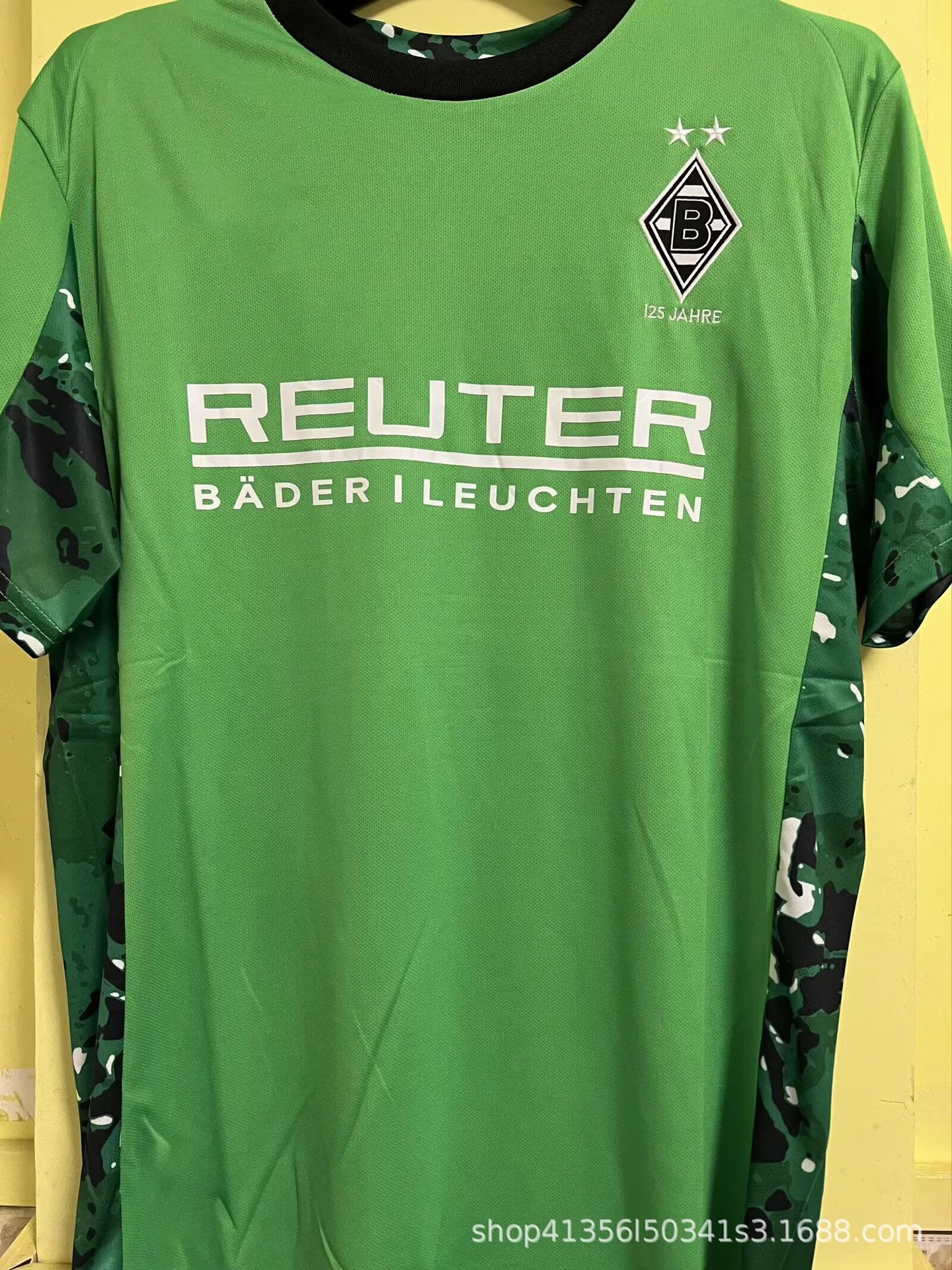 Design Borussia Mönchengladbach 125 Jahre Anniversary Goalkeeper Jersey Green Camo Sleeves Jersey - 8