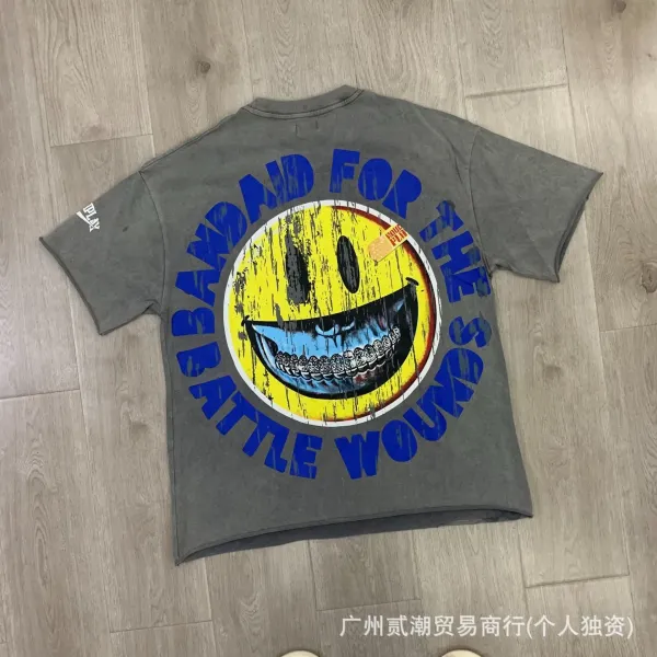 Design Roughplay Stay Young Wild And Free Graphic T-Shirt Off-White T-Shirts - 5
