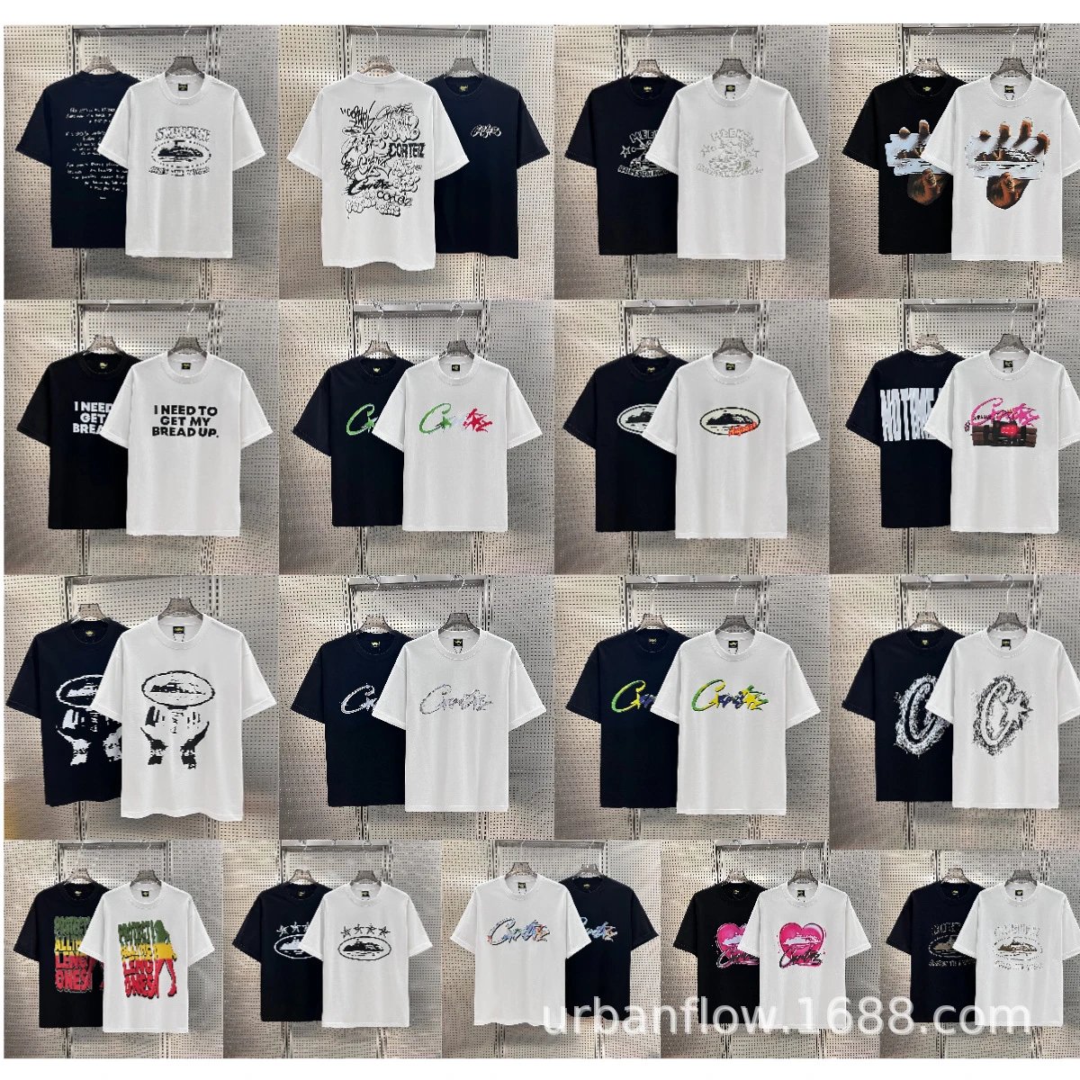 Design Scribble Star Logo White T-Shirt - 3