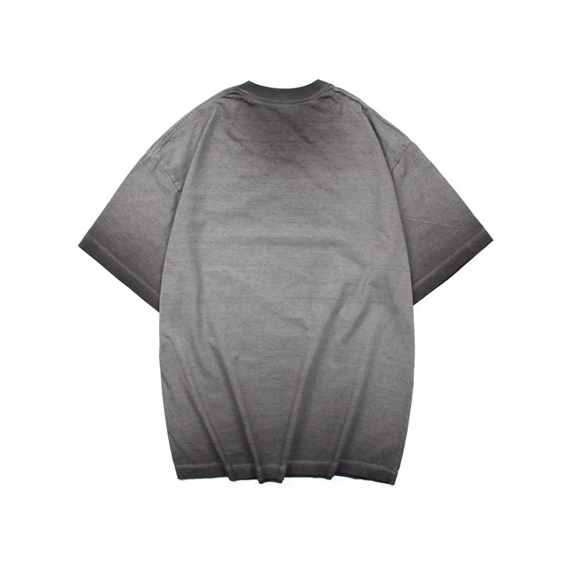Acne Studios Logo Print Washed Gray T-Shirt - 8