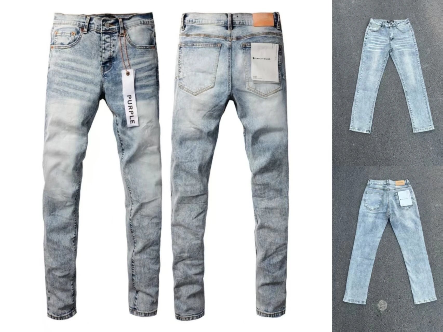 Amiri Acid Wash Distressed Slim Fit Jeans - 23