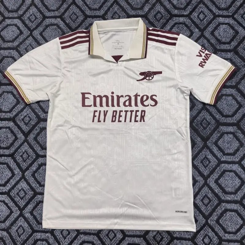 Omerta x Aplohit Bullet Stripe Jersey White Gold - 3