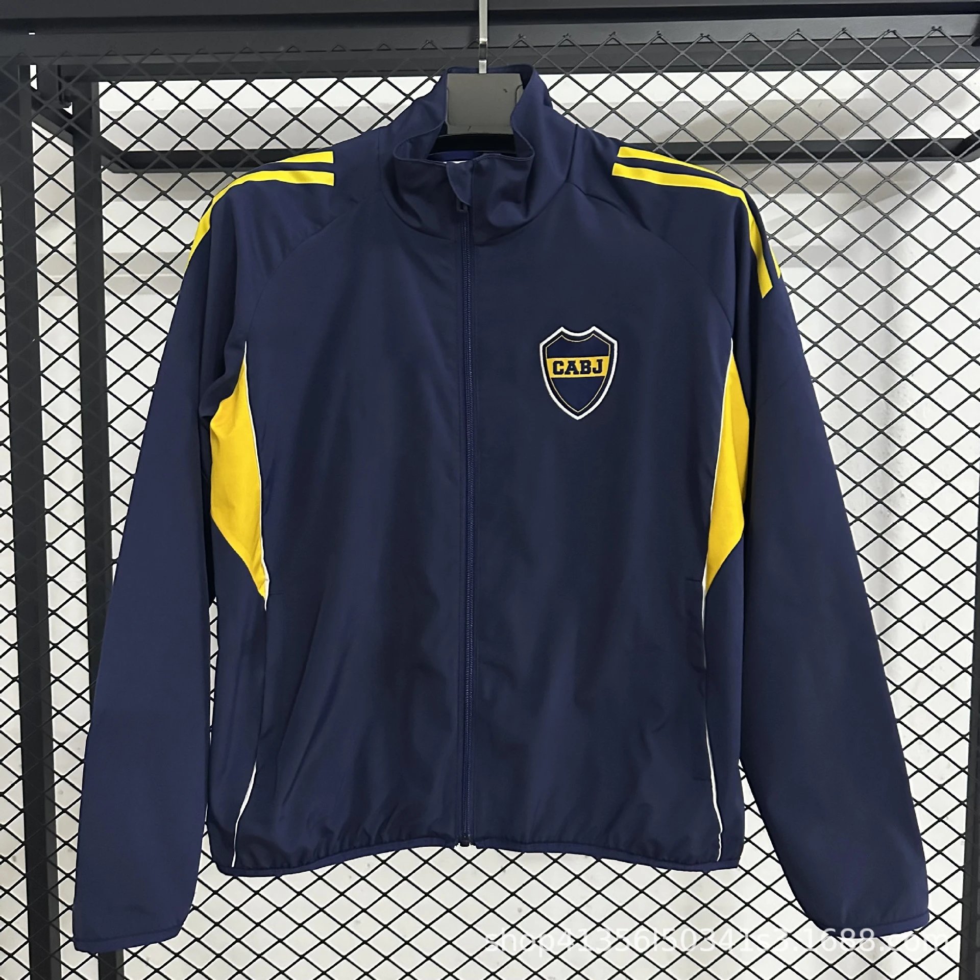 AC Milan Boca Juniors Training Jacket Navy Yellow Outerwear - 8