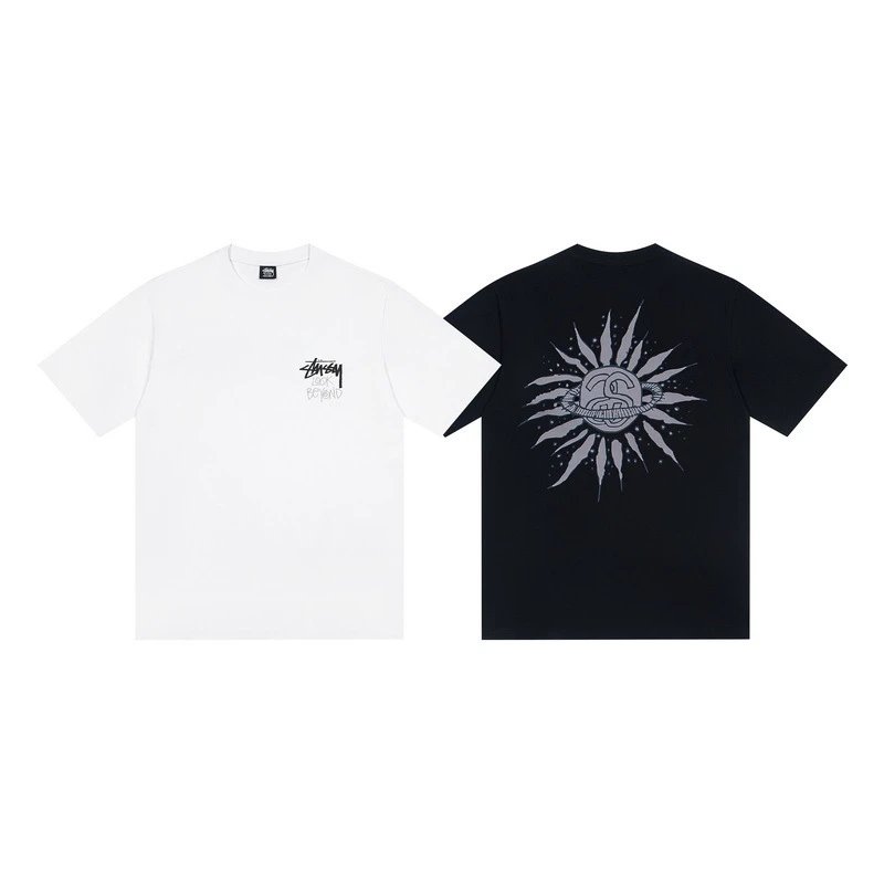Nike x Stussy International Beach Crew White T-Shirt - 26