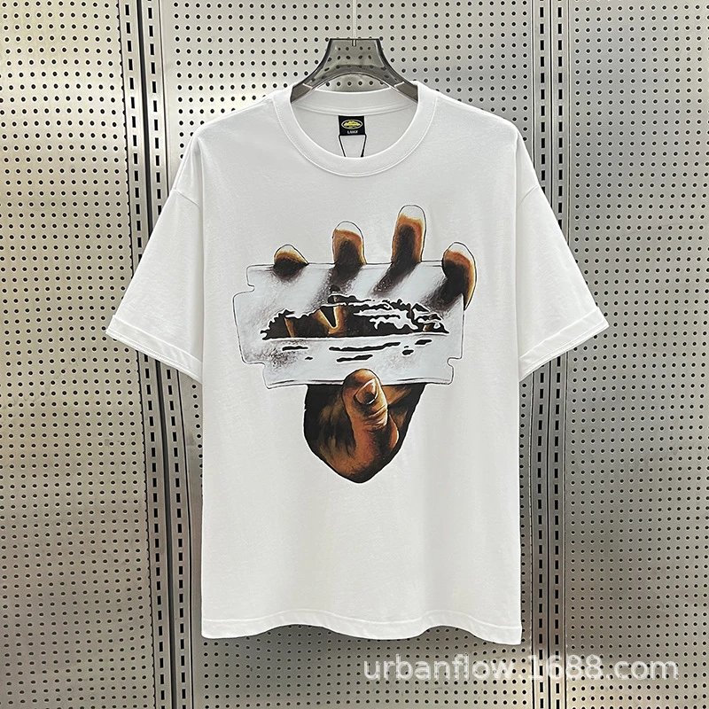 Design Scribble Star Logo White T-Shirt - 23