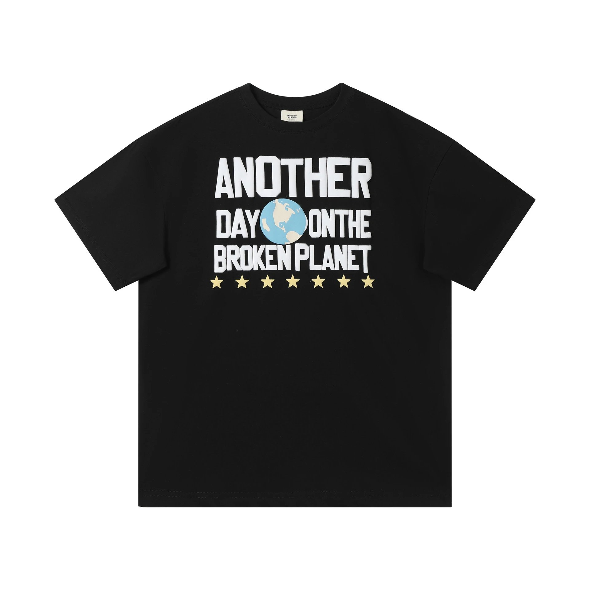 Broken Planet Skull Crossbones Graphic T-Shirt Black - 51