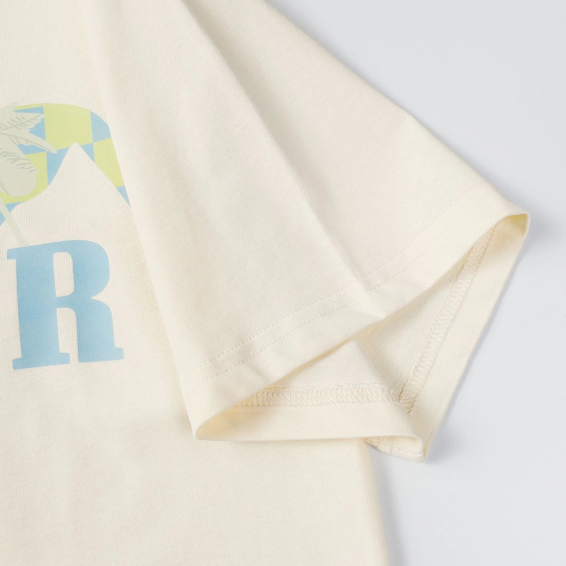 Rhude Graphic Print Cream T-Shirt - 32