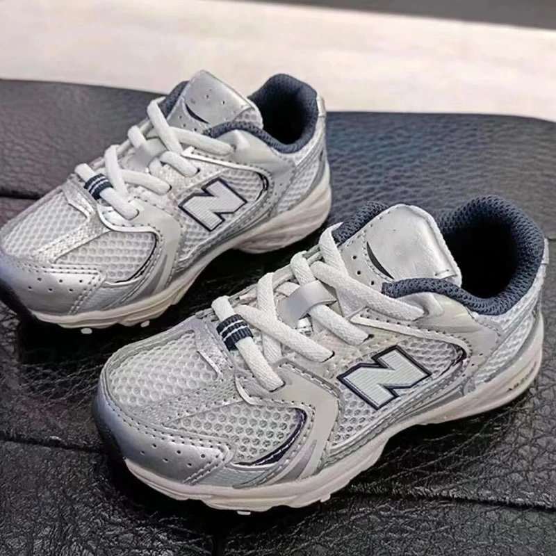 New Balance 530 Gray White Sneakers Running Shoes - 8