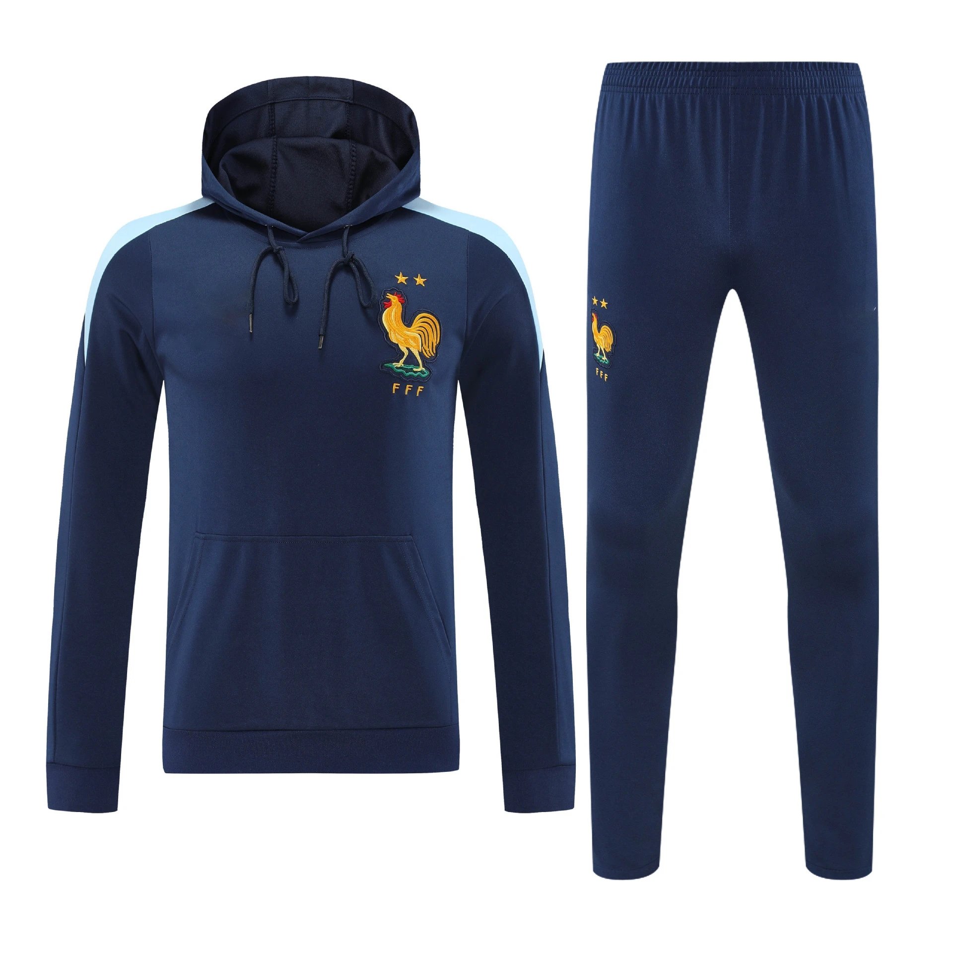 Inter Milan Training Hoodie and Sweatpants Set Navy Blue Tracksuit - 12
