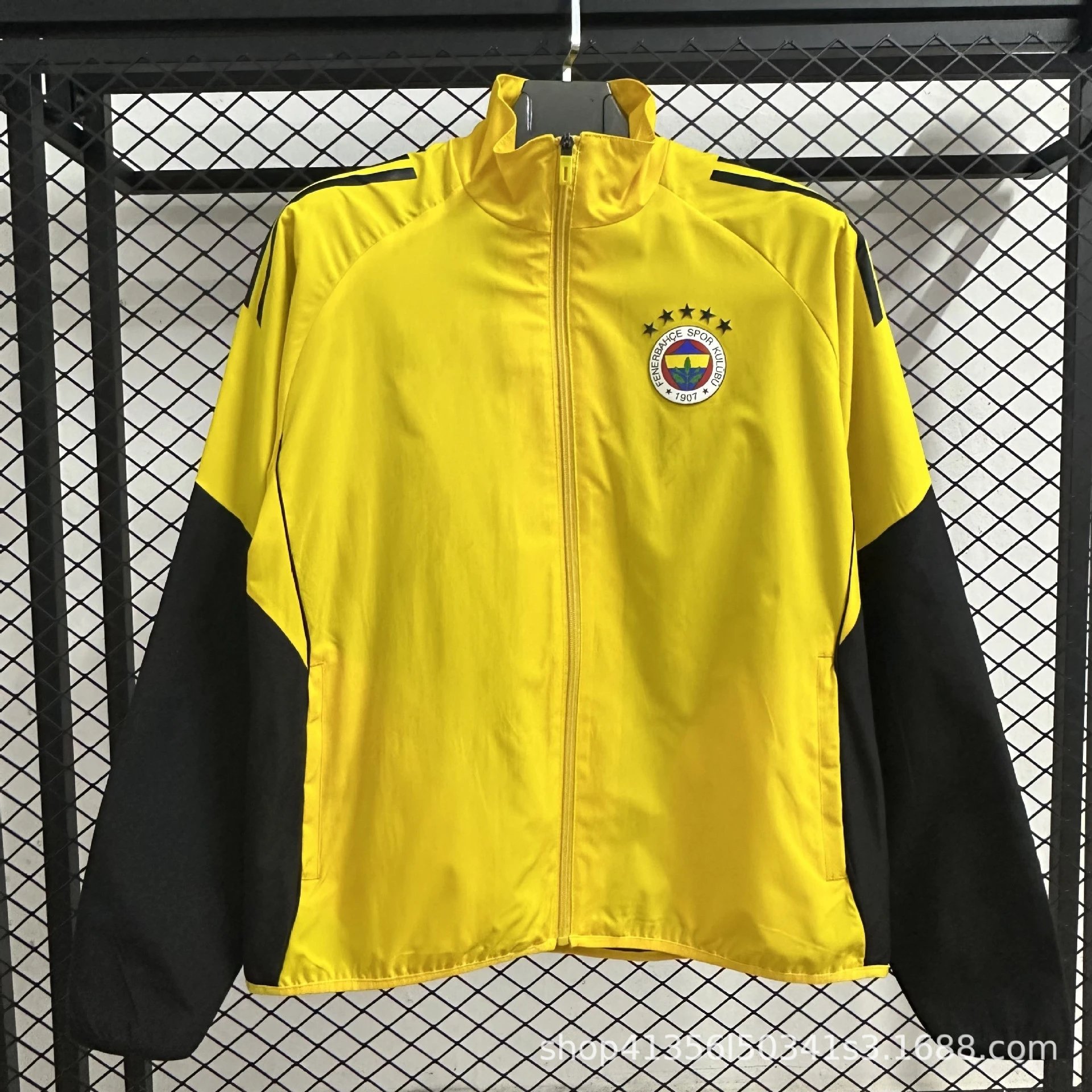 AC Milan Boca Juniors Training Jacket Navy Yellow Outerwear - 7