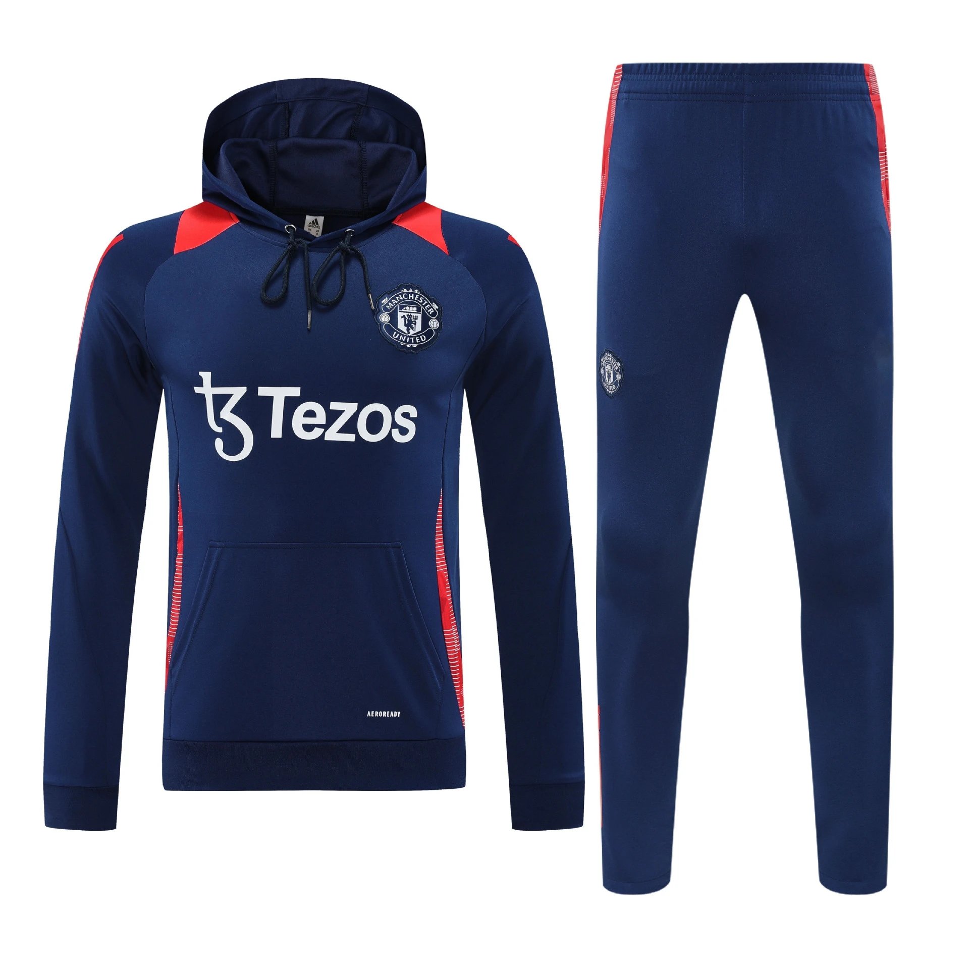 Inter Milan Training Hoodie and Sweatpants Set Navy Blue Tracksuit - 20
