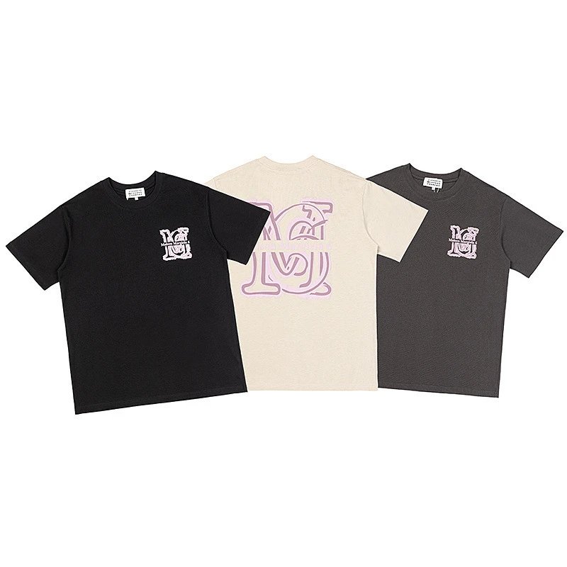 Maison Margiela Numbered Logo Beige T-Shirt - 11