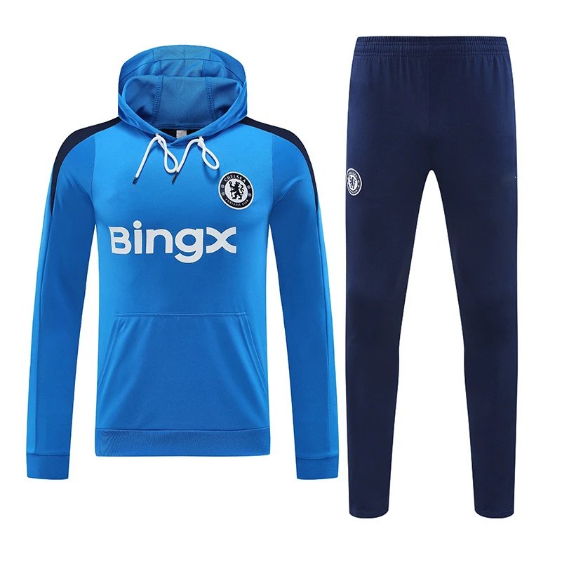 Inter Milan Training Hoodie and Sweatpants Set Navy Blue Tracksuit - 6