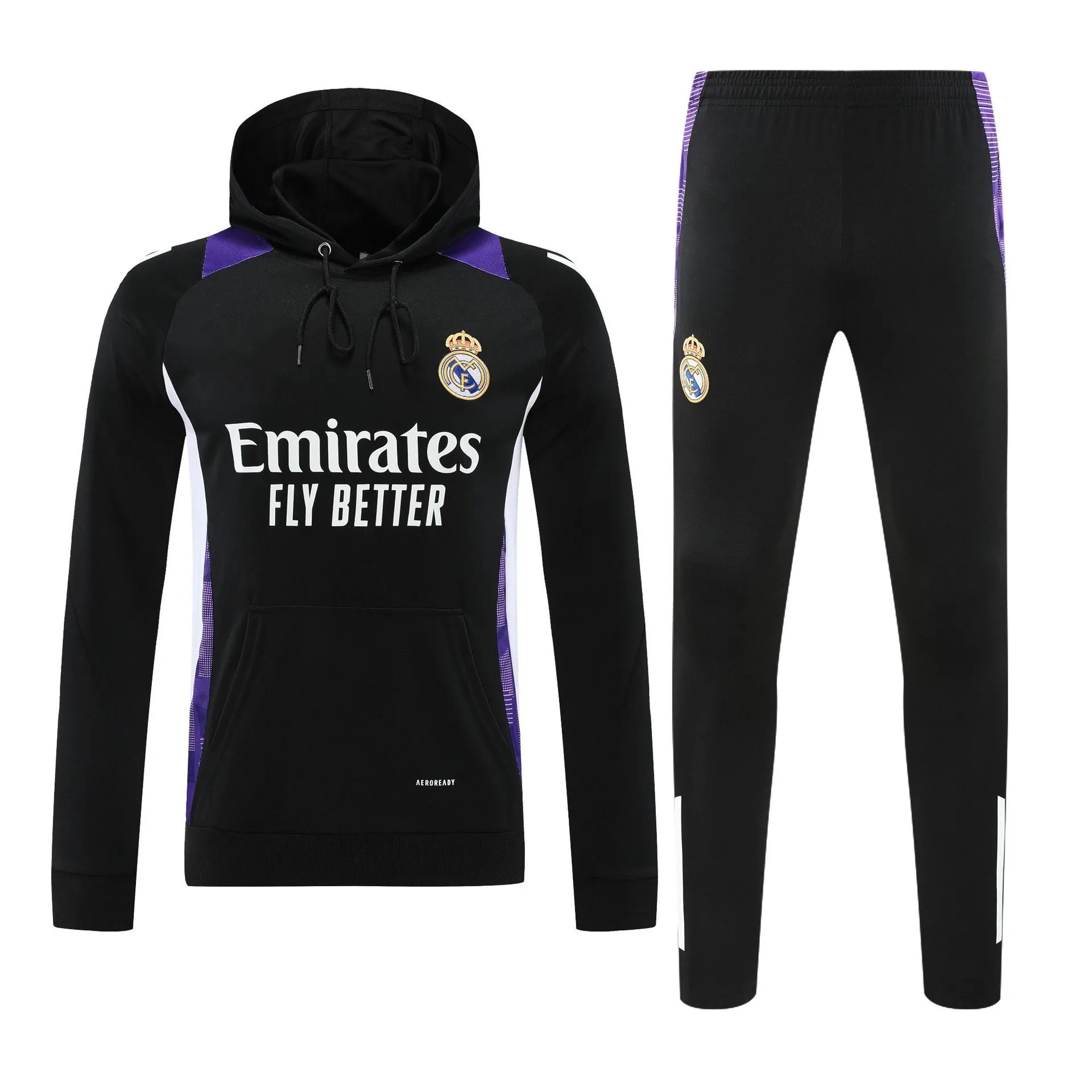 AFA Argentina National Team Training Hoodie and Sweatpants Set Light Blue / Navy Tracksuit - 9