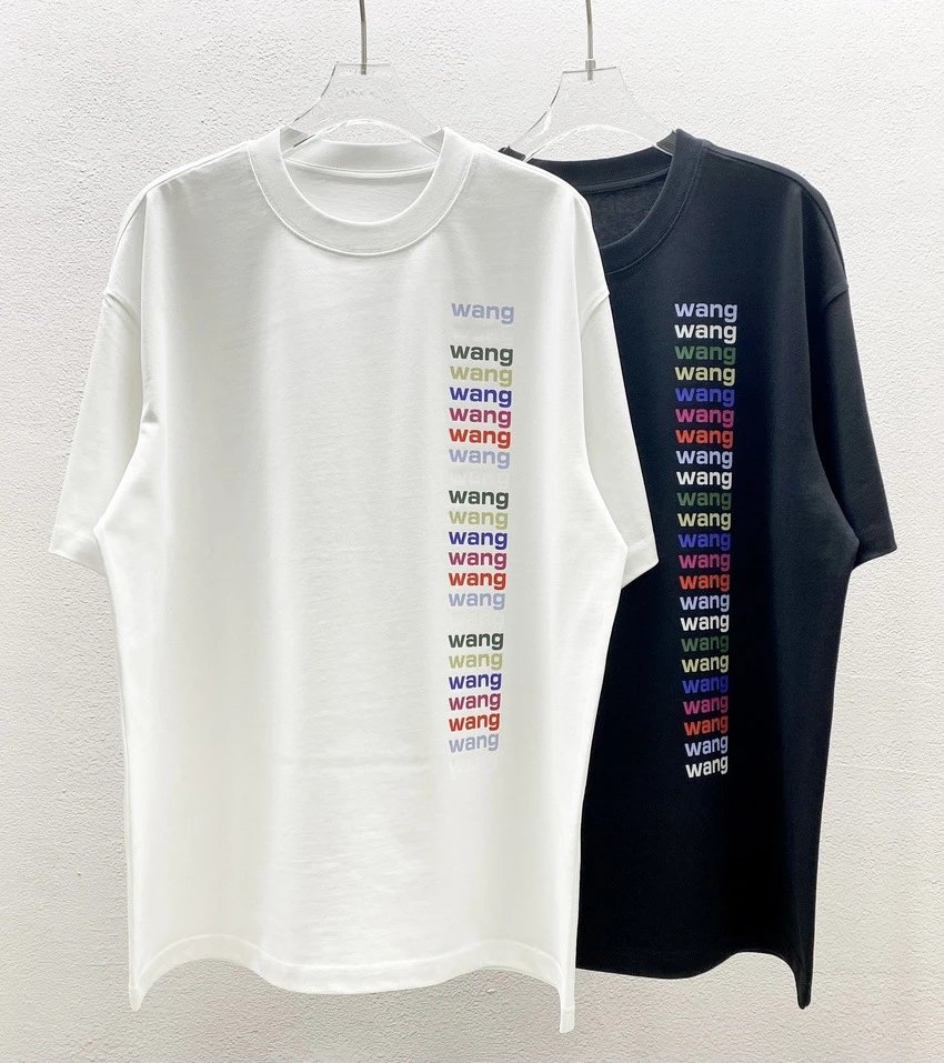 Alexander Wang Logo Print White T-Shirt - 8