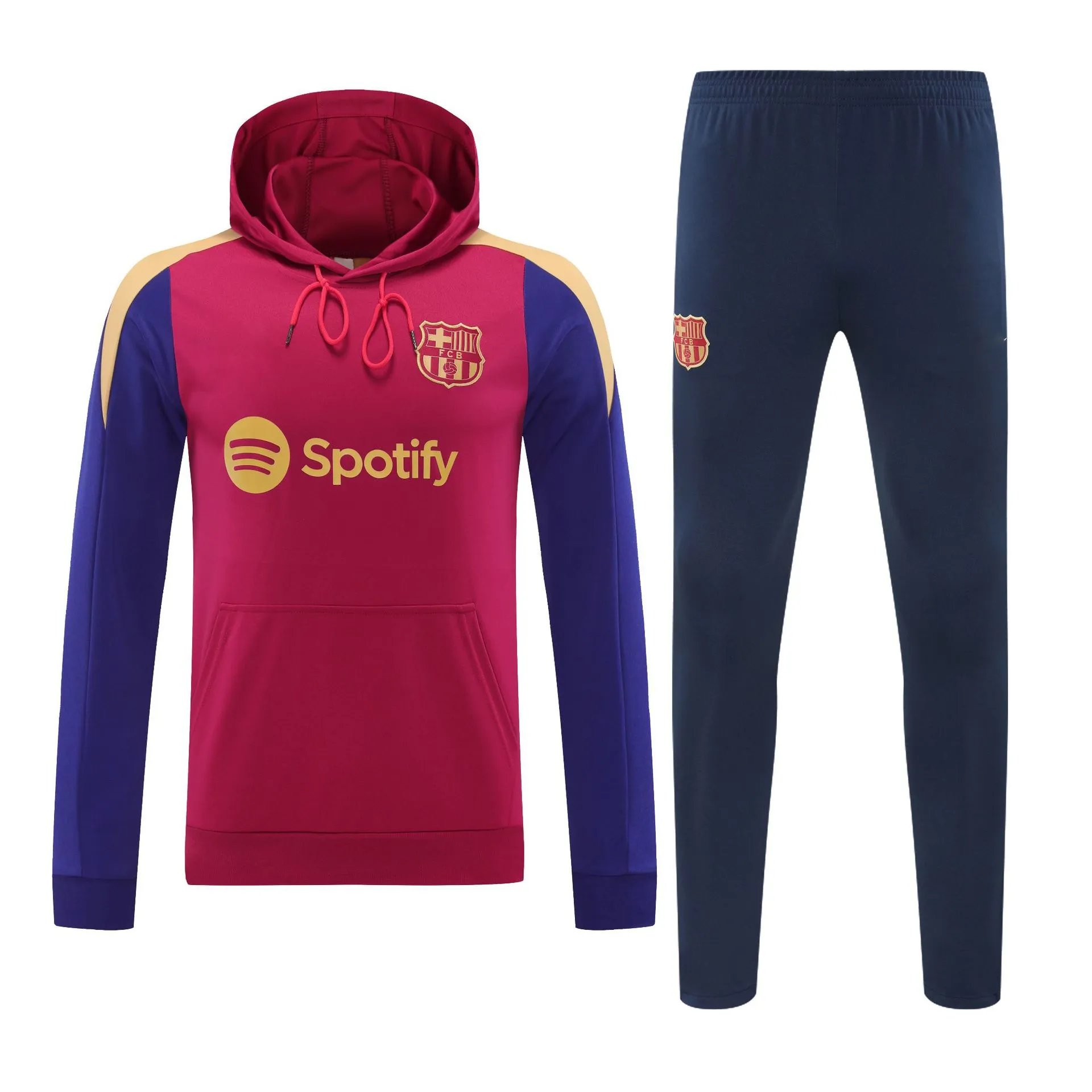 Inter Milan Training Hoodie and Sweatpants Set Navy Blue Tracksuit - 11