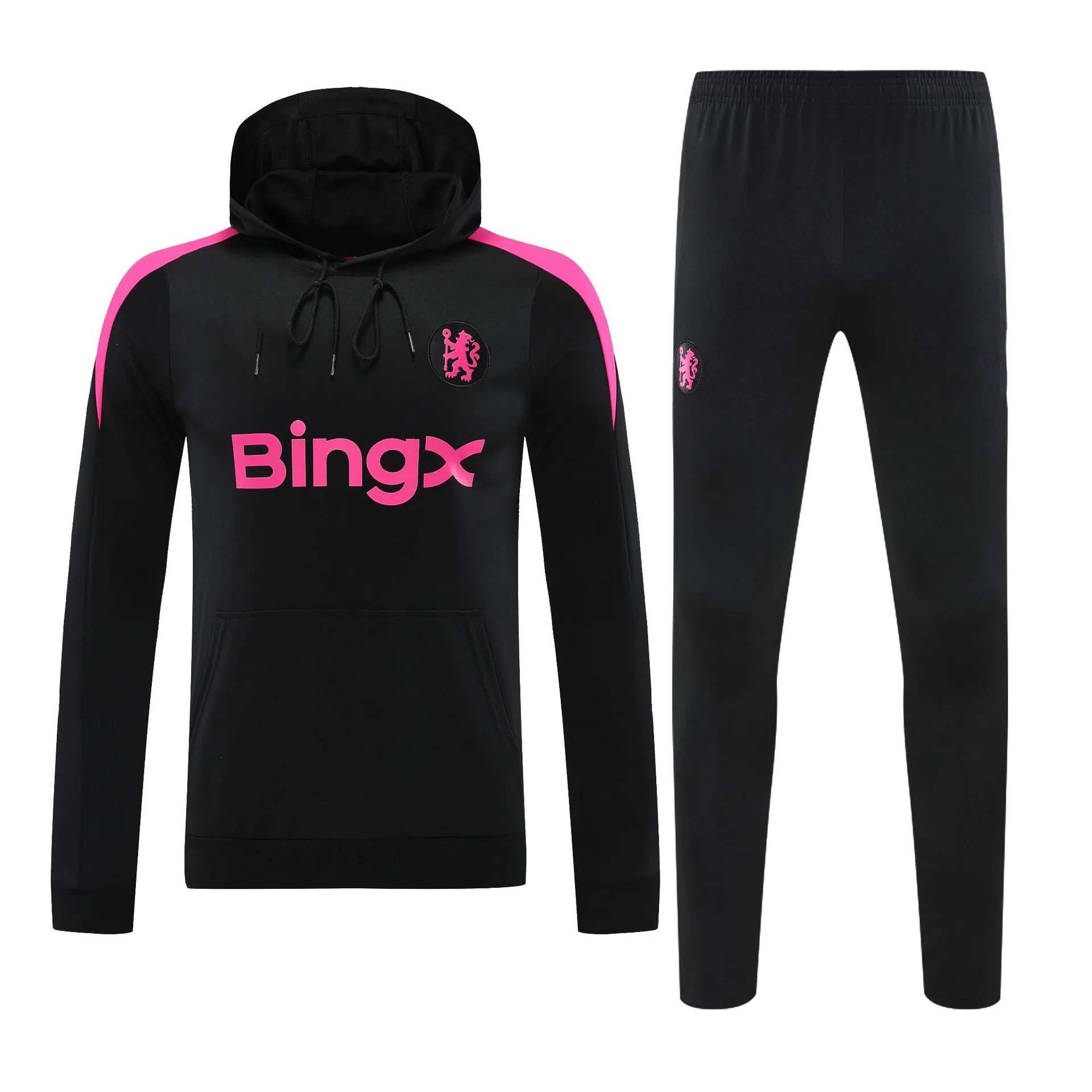 Inter Milan Training Hoodie and Sweatpants Set Navy Blue Tracksuit - 3