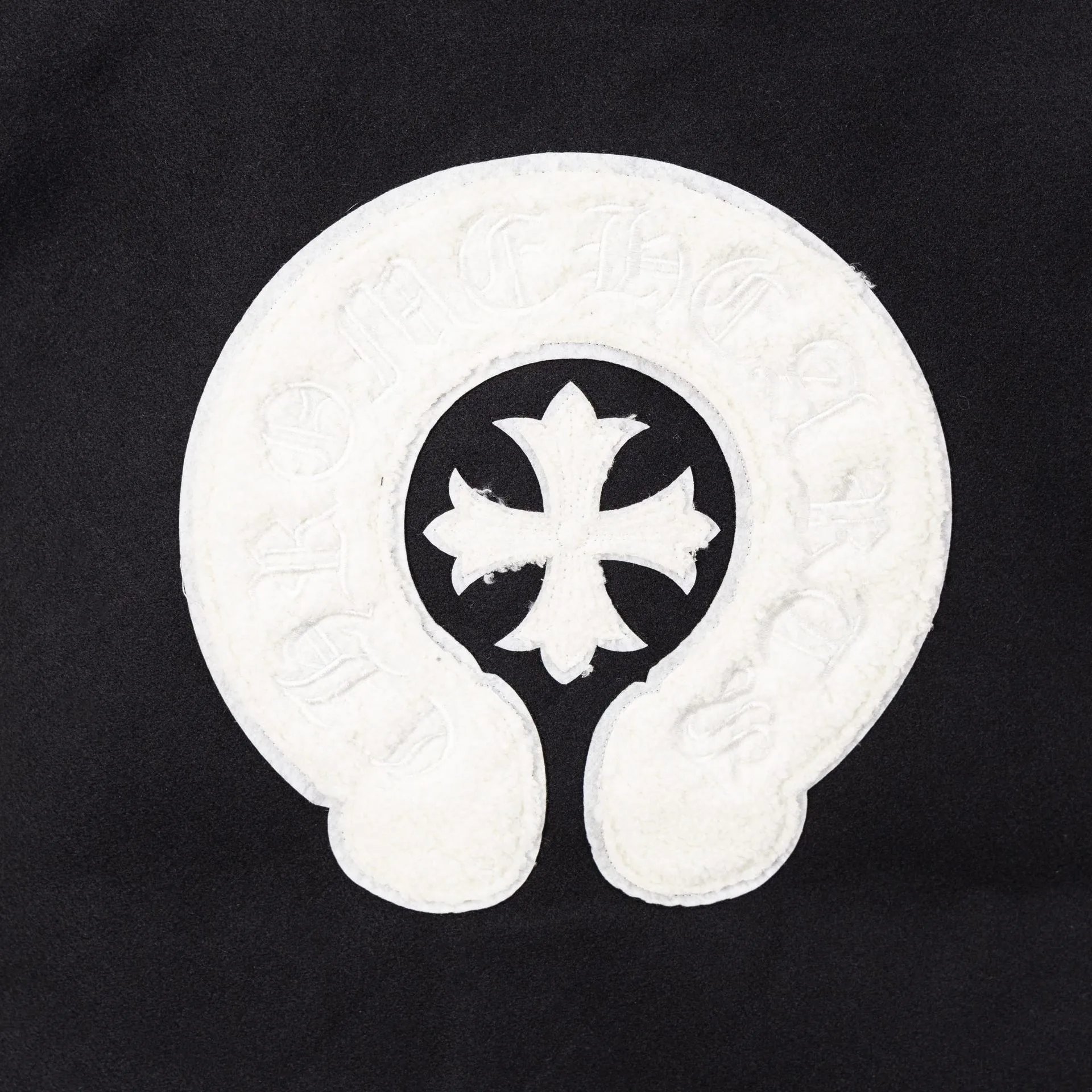 Chrome Hearts Varsity Jacket Black and White Outerwear Jacket - 38