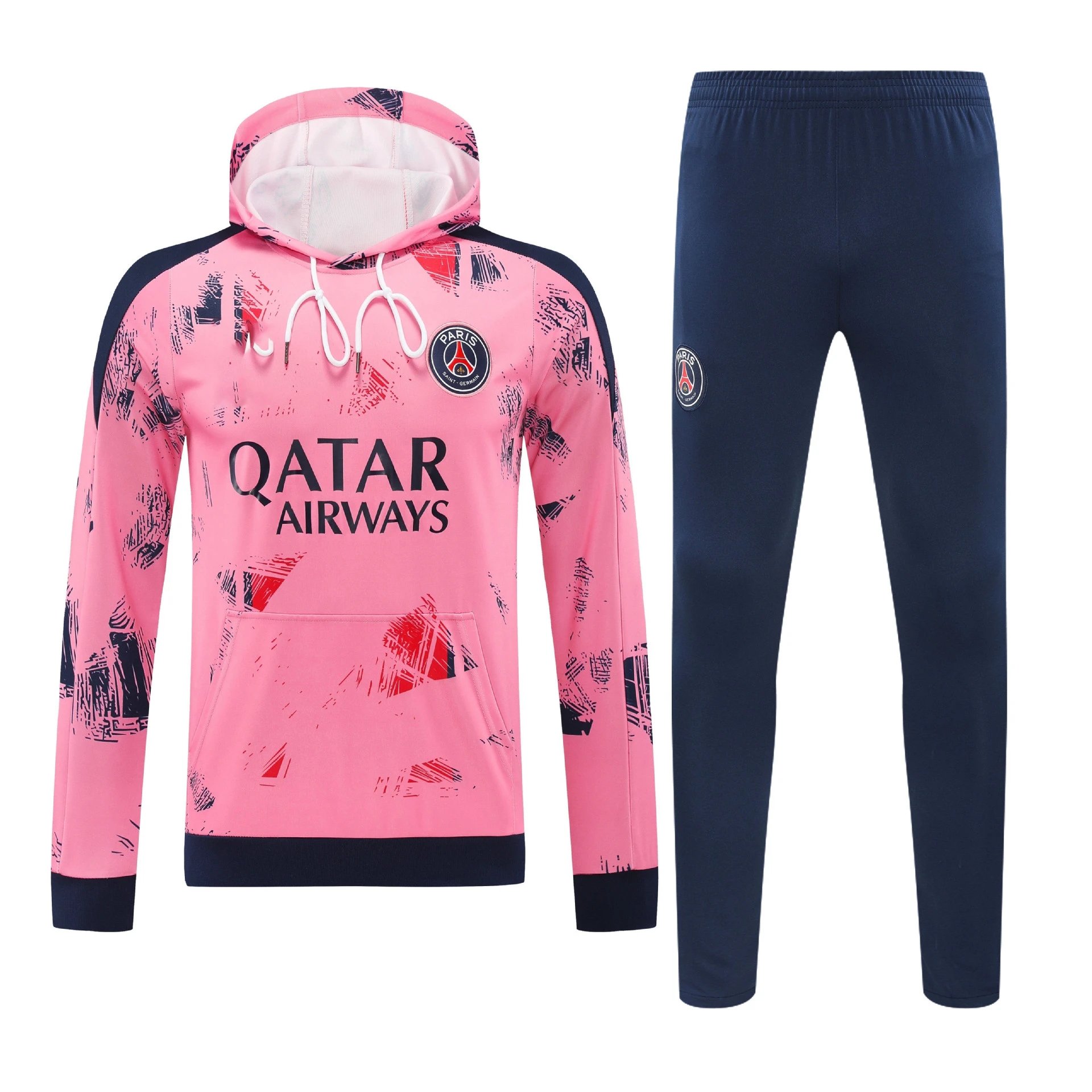 AFA Argentina National Team Training Hoodie and Sweatpants Set Light Blue / Navy Tracksuit - 6