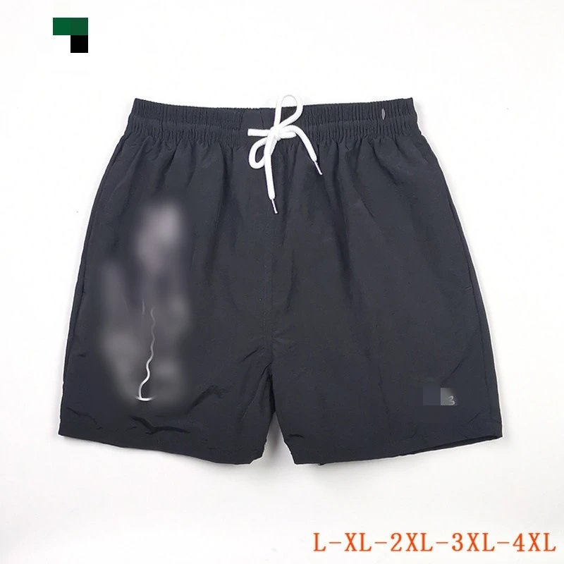 Design Swim Shorts Black with White Drawstring Swimwear