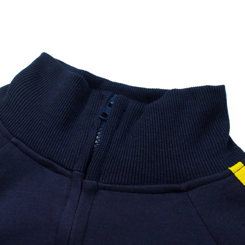 Four Cactus Everlasting Crown Track Jacket Navy Yellow Outerwear - 10