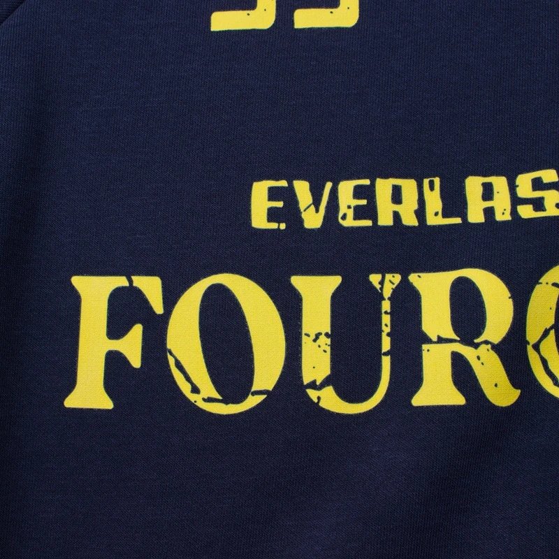Four Cactus Everlasting Crown Track Jacket Navy Yellow Outerwear - 13