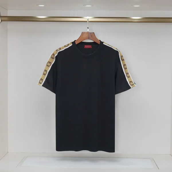Gucci Web Stripe Sleeve T-Shirt Black - 1