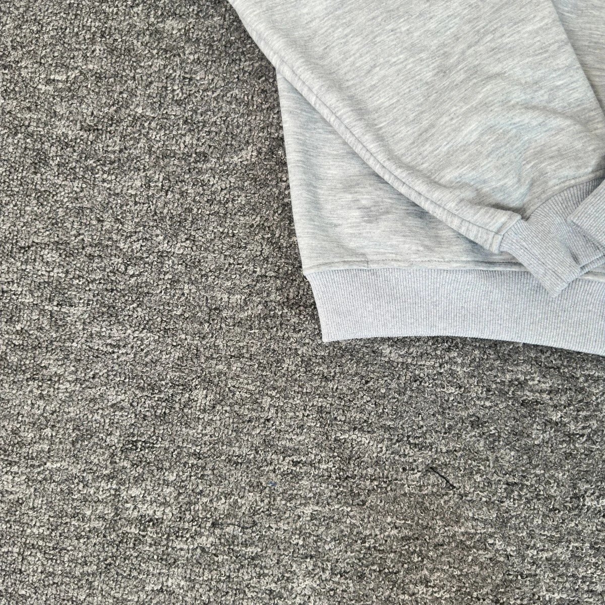 Burberry Logo-Embroidered Heather Gray Sweatpants - 36