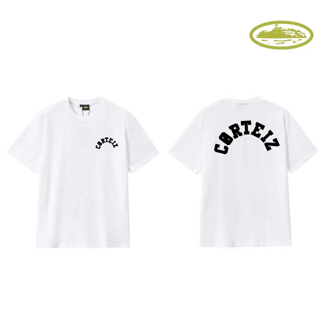 Design Graphic Print White T-Shirt - 17