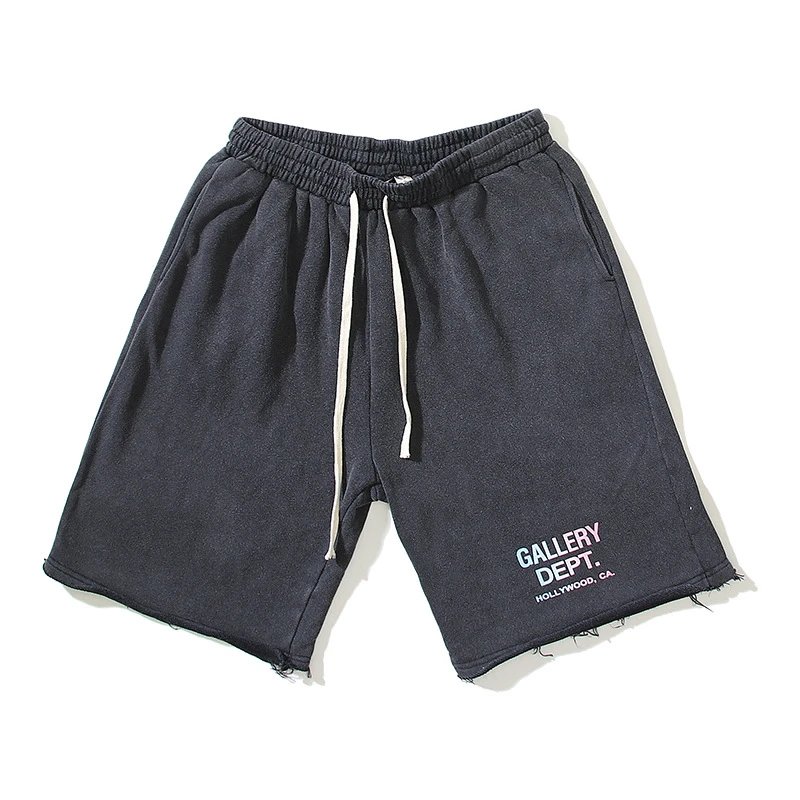 Gallery Dept Paint Splatter Shorts Olive Green Shorts - 3