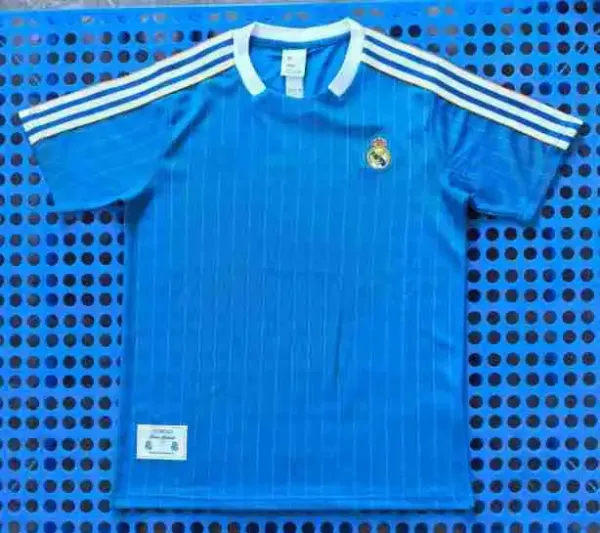Real Madrid Third Jersey Blue Adidas - 1