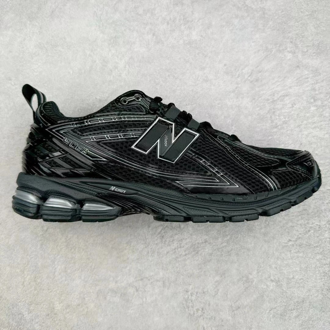 Nlock Sneakers 1906R mesh running — Black and White Network