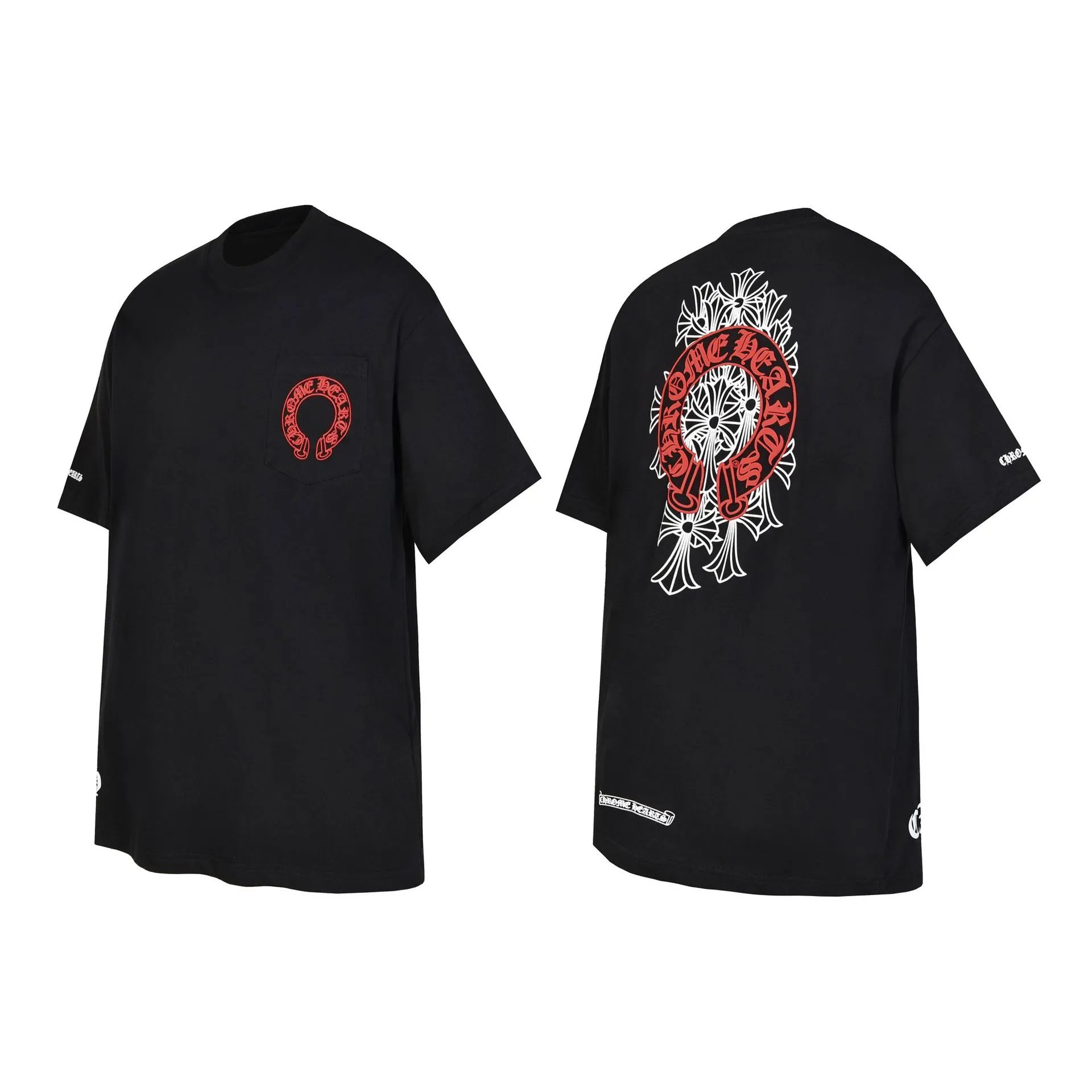 Off-White x Chrome Hearts Cross Motif White T-Shirt - 4