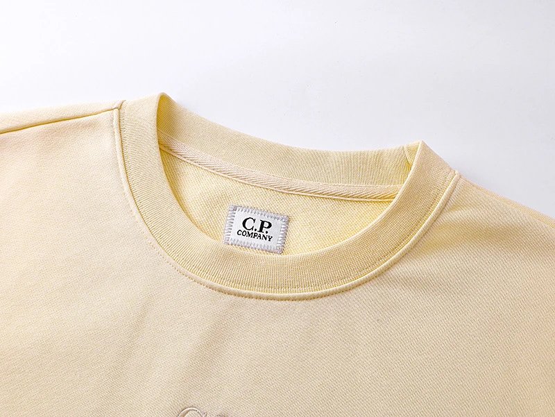 C.P. Company Logo Graphic Sweatshirt White Hoodie - 10