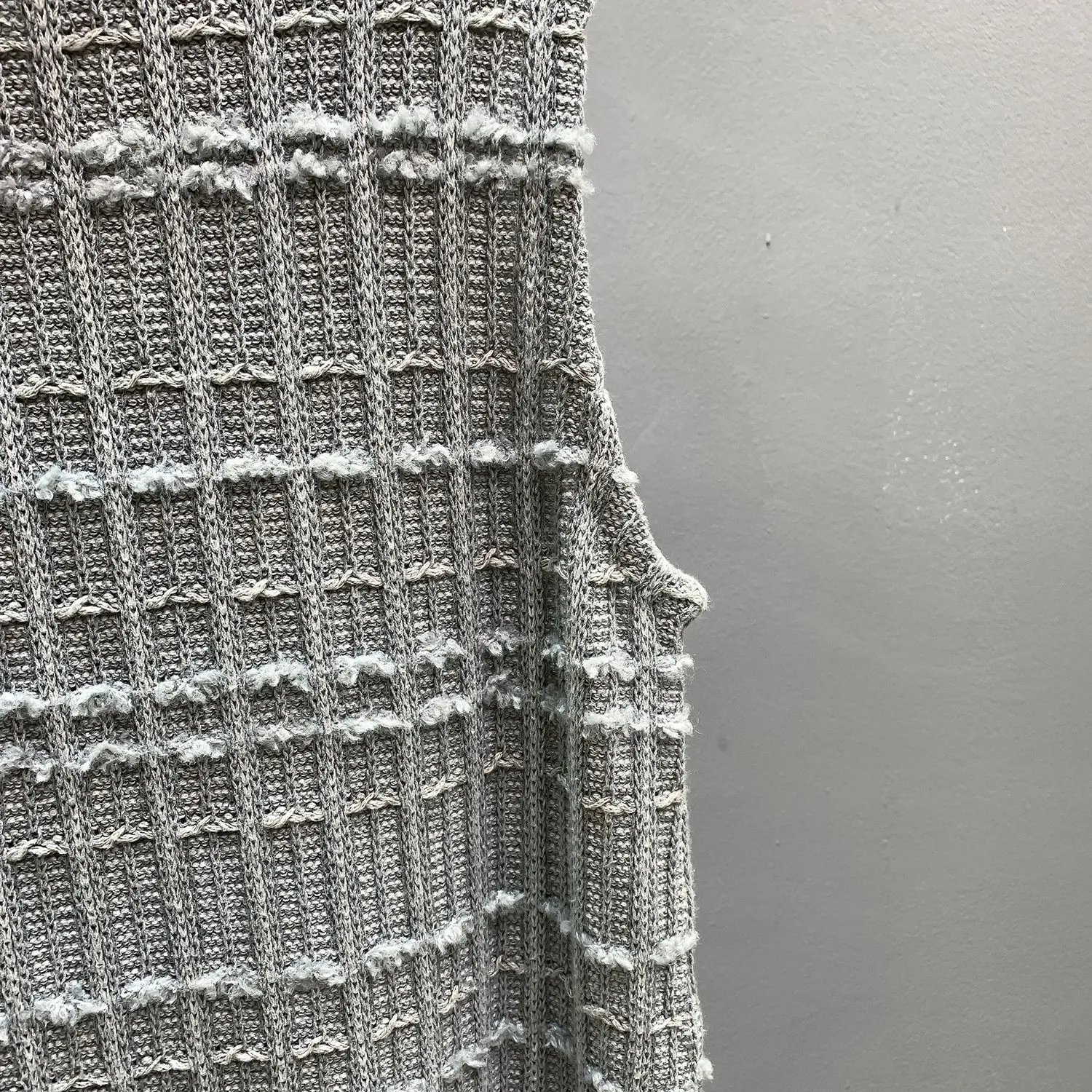 Chanel Tweed Collarless Sleeveless Dress in Gray-White - 7