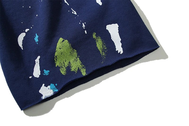 Gallery Dept Paint Splatter Shorts Olive Green Shorts - 17