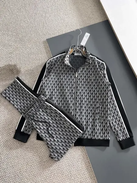 Dior Oblique Monogram Tracksuit Set Black and White - 1