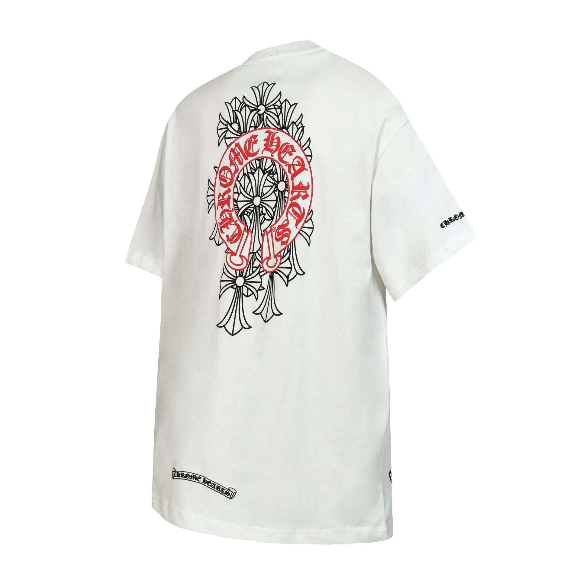 Off-White x Chrome Hearts Cross Motif White T-Shirt - 11