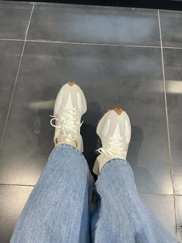 New Balance Sneakers 327 low-top with oversized N side logo and lug outsole product detail image 15