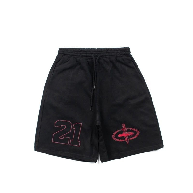 Design HMP Logo Patch Shorts Gray Shorts - 10