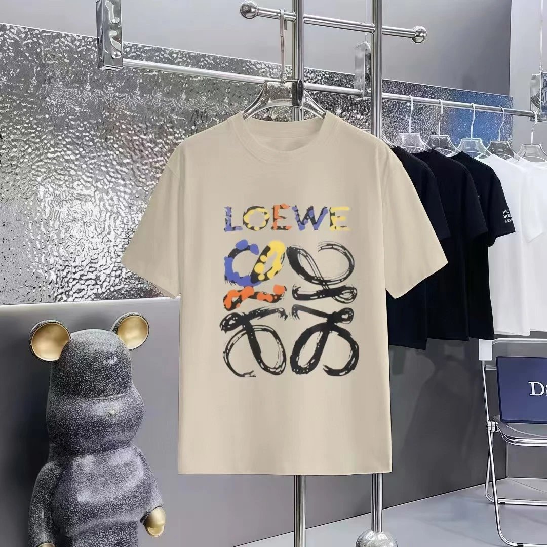 Loewe Puzzle Logo Print Black T-Shirt - 34