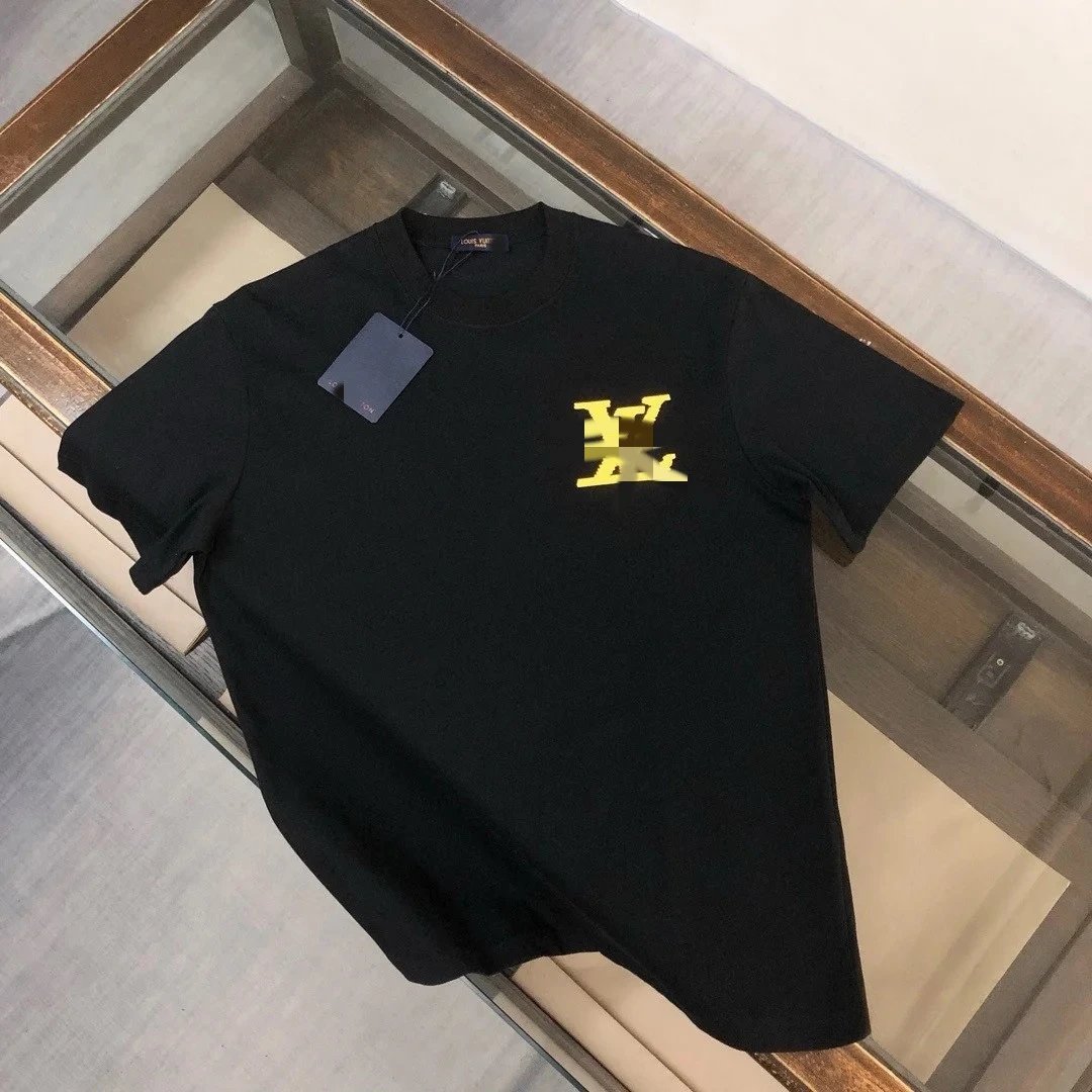 Louis Vuitton Painted Logo Black T-Shirt - 3