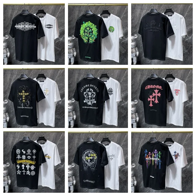 Chrome Hearts T-Shirts Embroidered cross graphic product detail image 2
