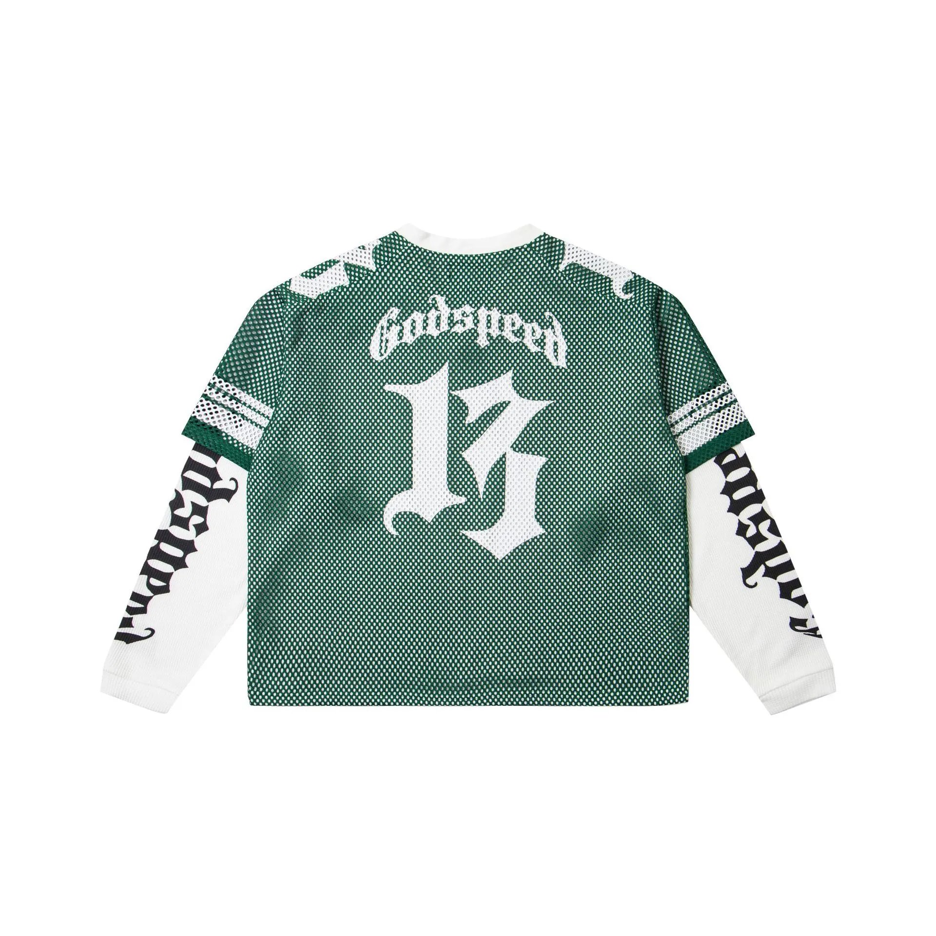 Godspeed Skull Mesh Jersey Black / White / Orange - 23