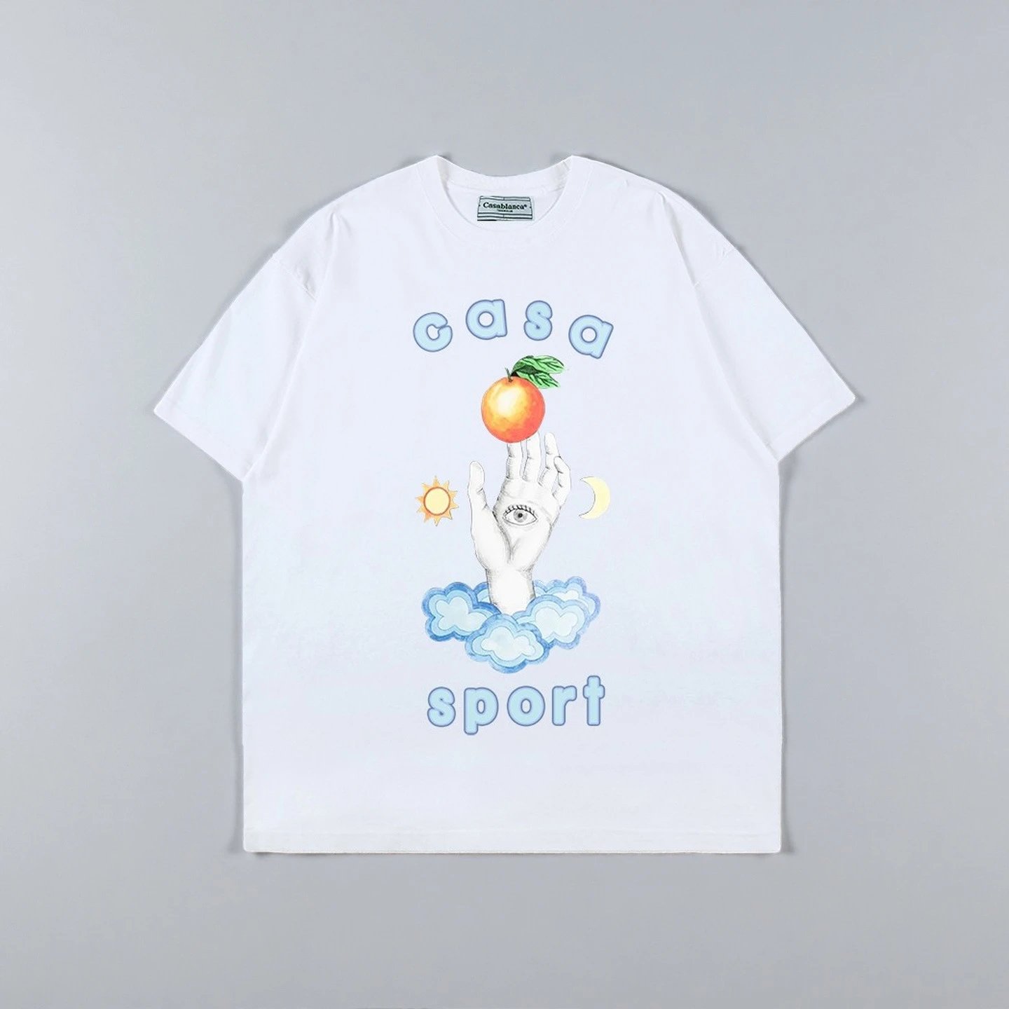 Casablanca Casa Sport Graphic Print White T-Shirt - 35