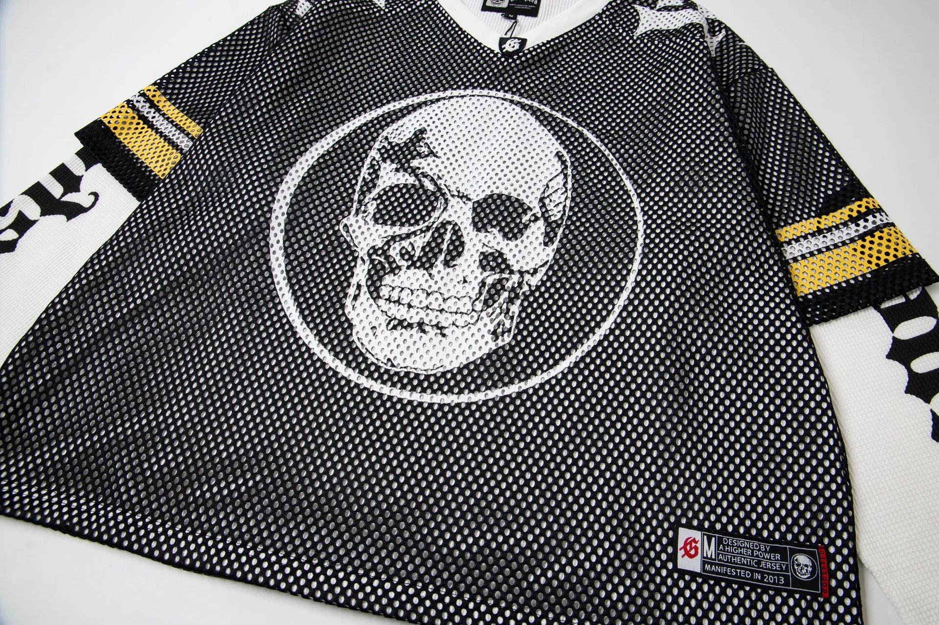 Godspeed Skull Mesh Jersey Black / White / Orange - 28