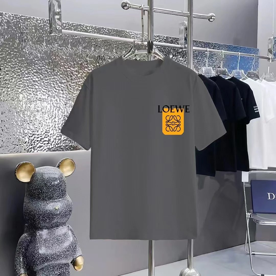 Loewe Puzzle Logo Print Black T-Shirt - 41