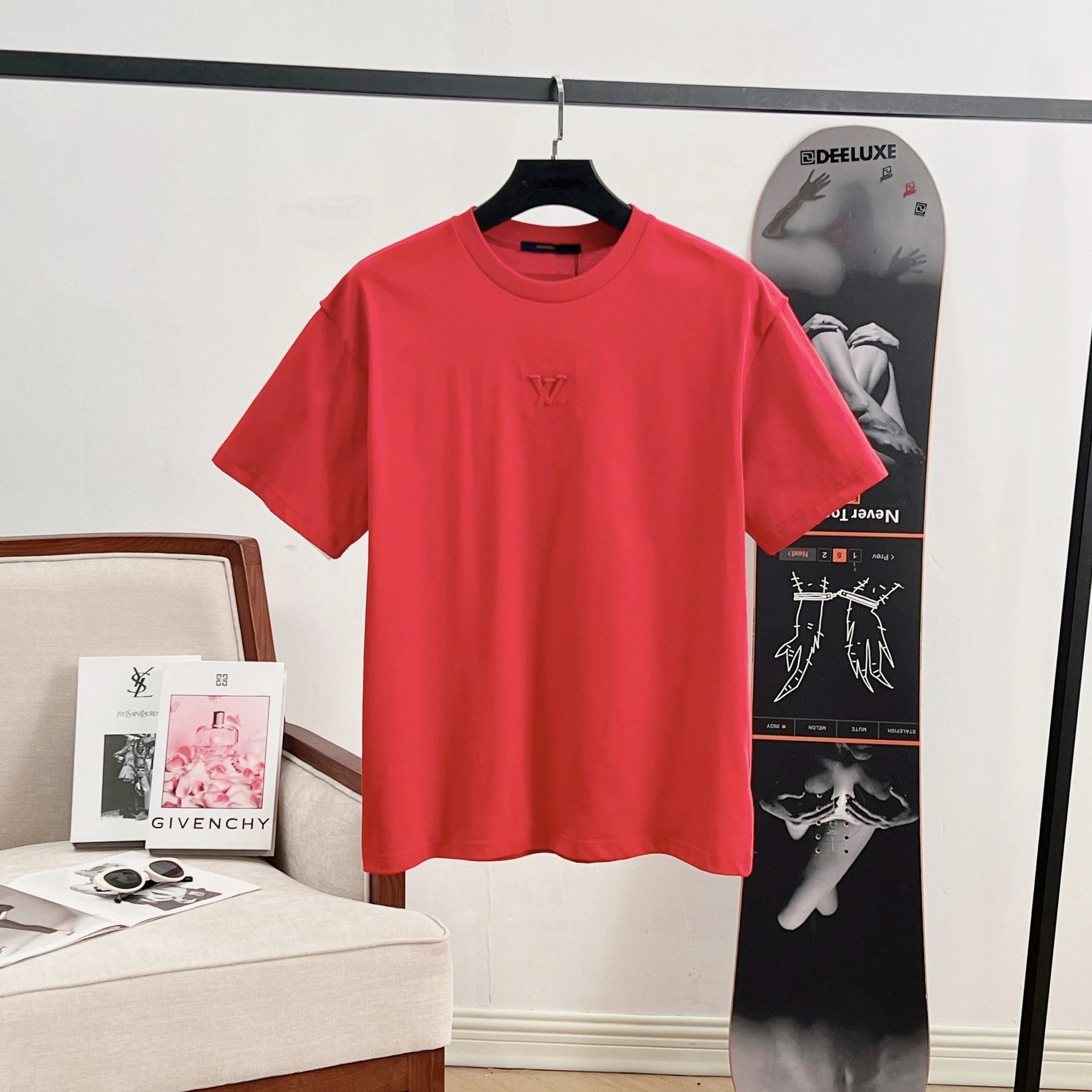 Louis Vuitton Monogram Embroidered Black T-Shirt - 10
