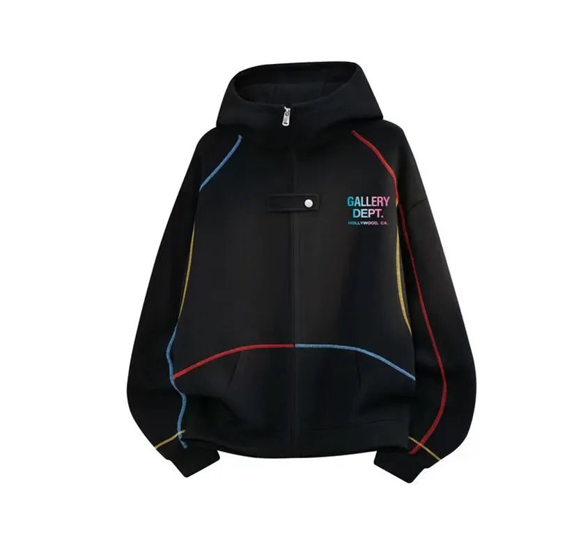 Gallery Dept Gallery Dept. Hollywood, CA Hoodie Black Multicolor - 4