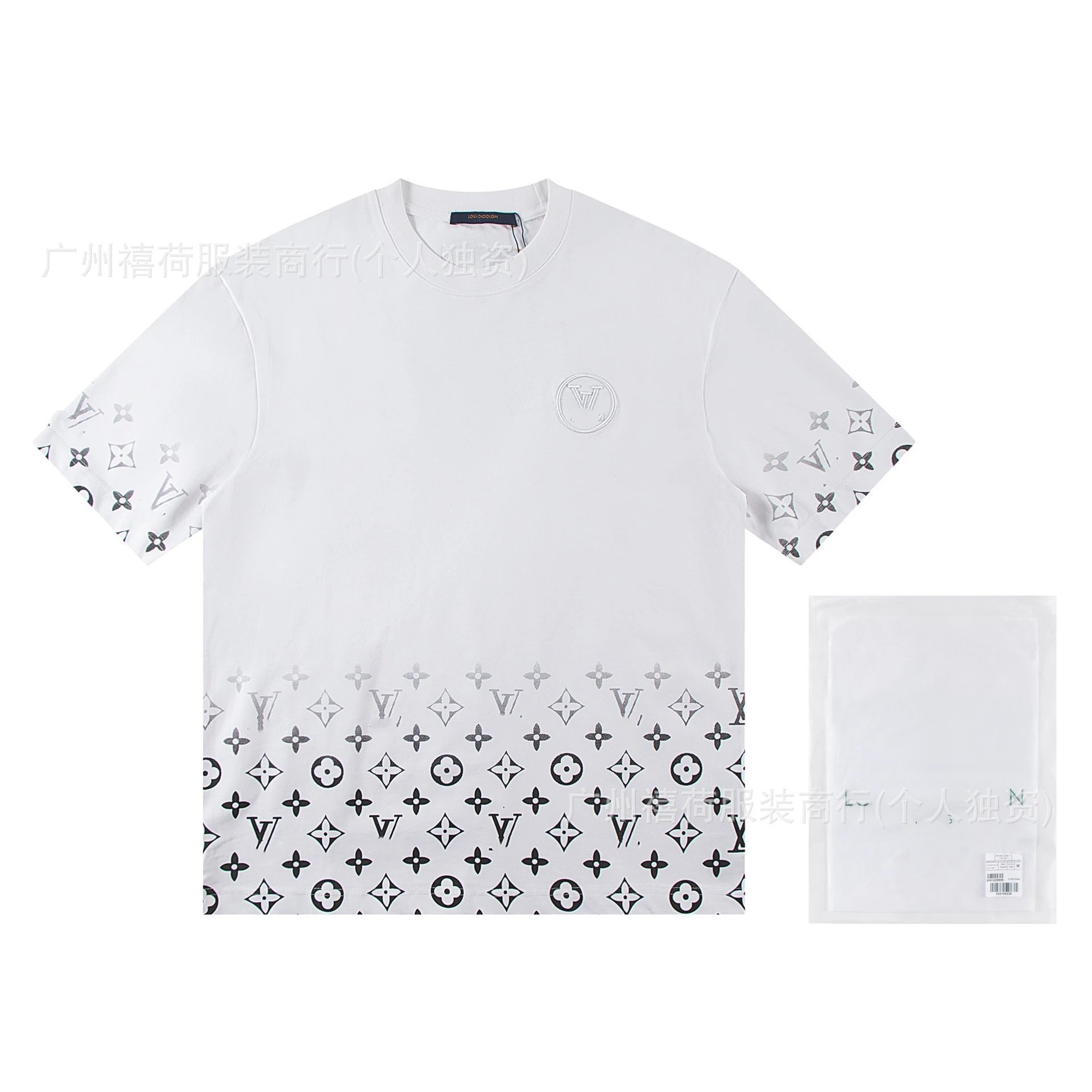Louis Vuitton Monogram Print Drawstring Shorts White - 4